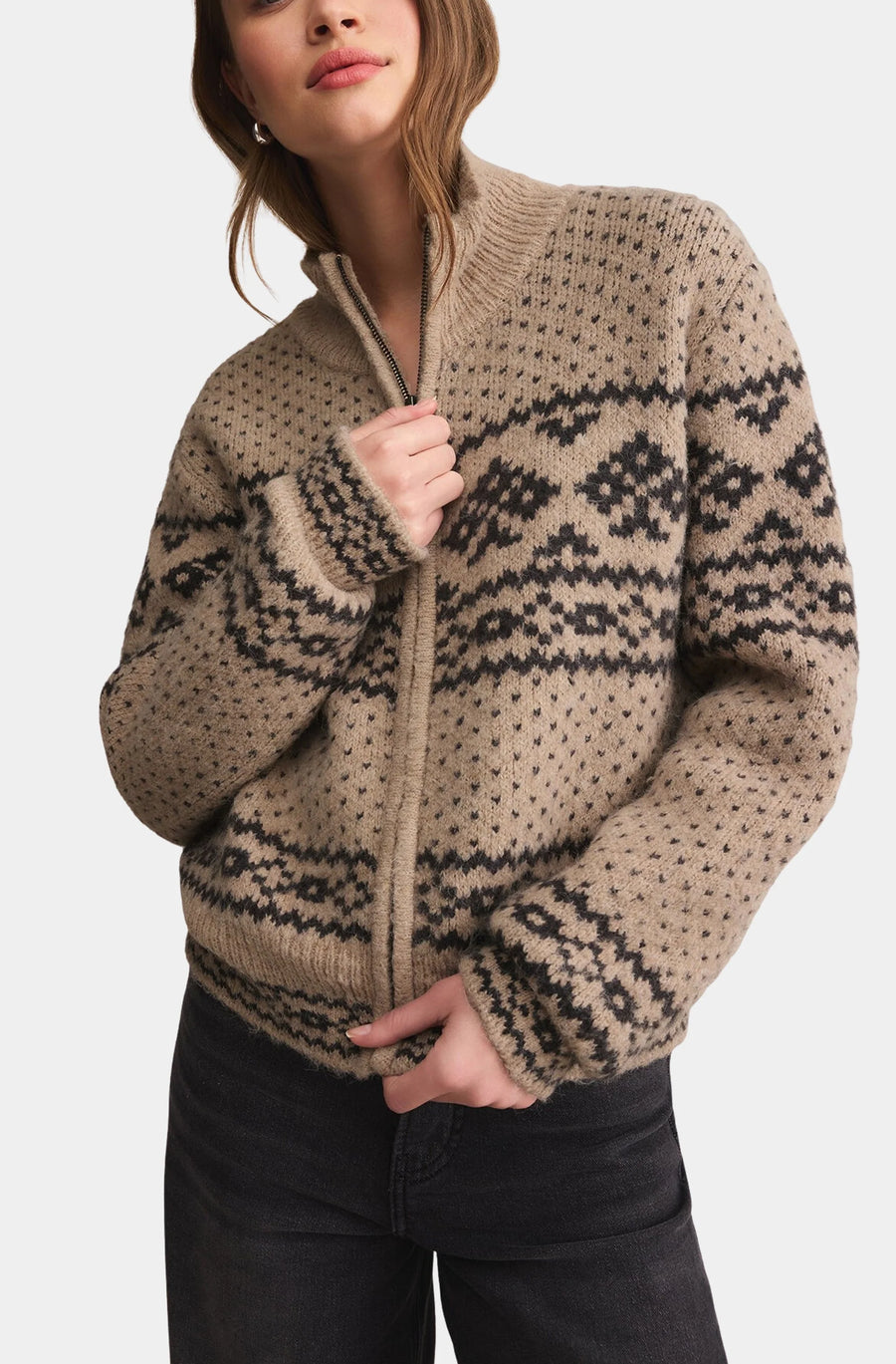 Bismarck Zip Cardigan