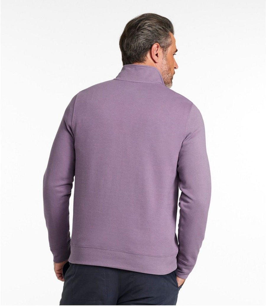 L.L.Bean Men's Comfort Stretch Performance Piqué Quarter-Zip Pullover
