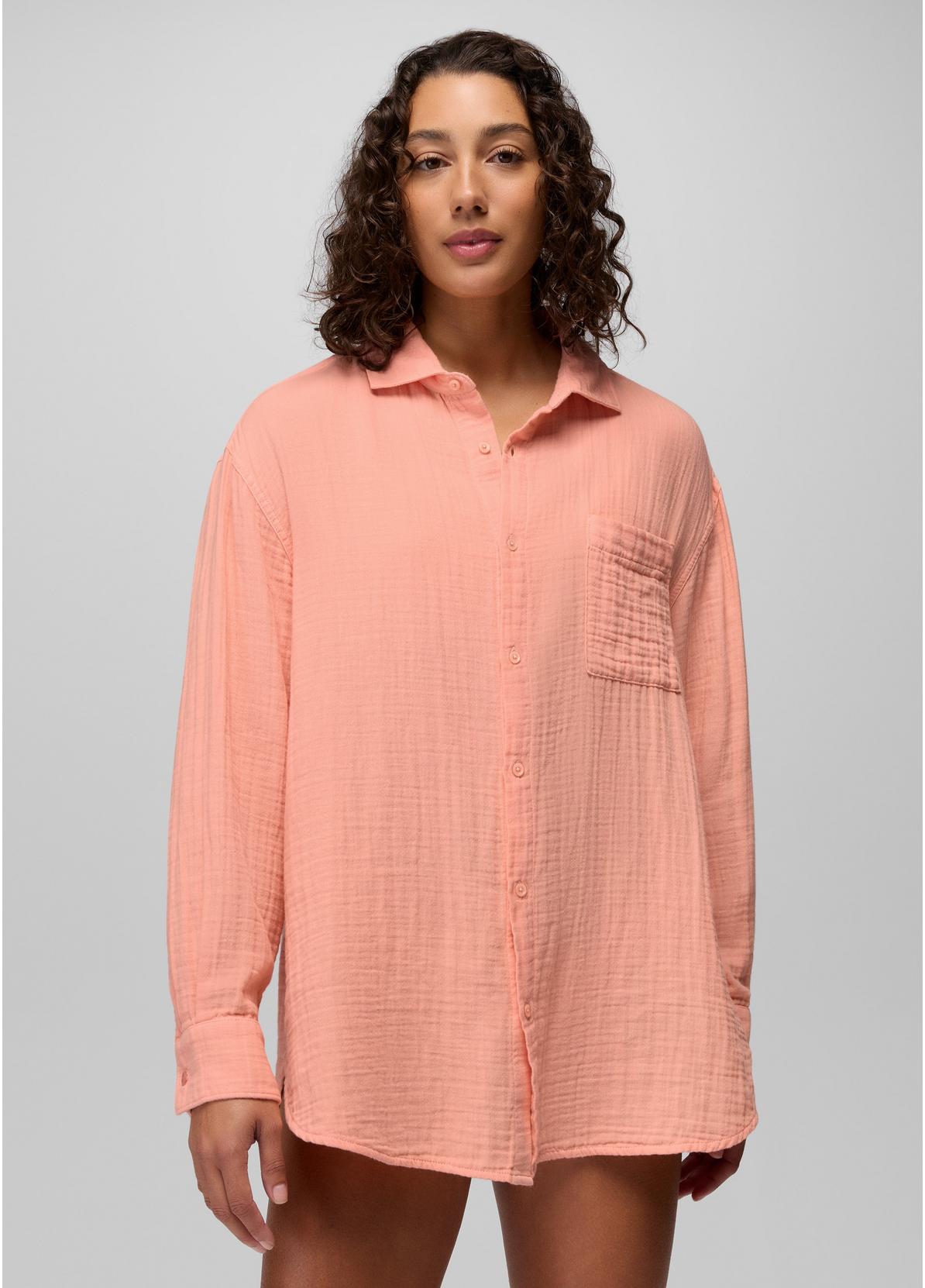 Prana Hideaways Button Down Top
