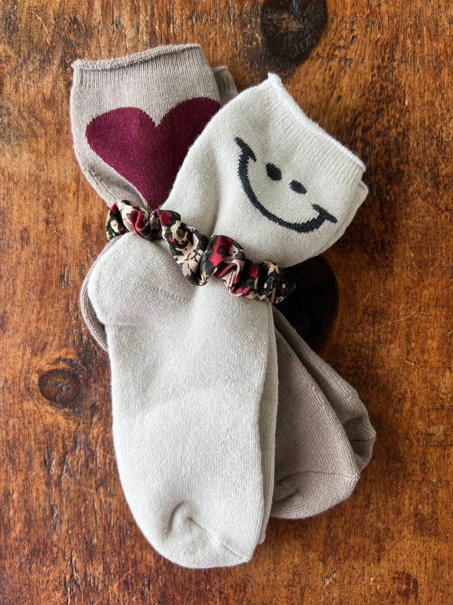 Icon Roll Top Socks, Set of 2