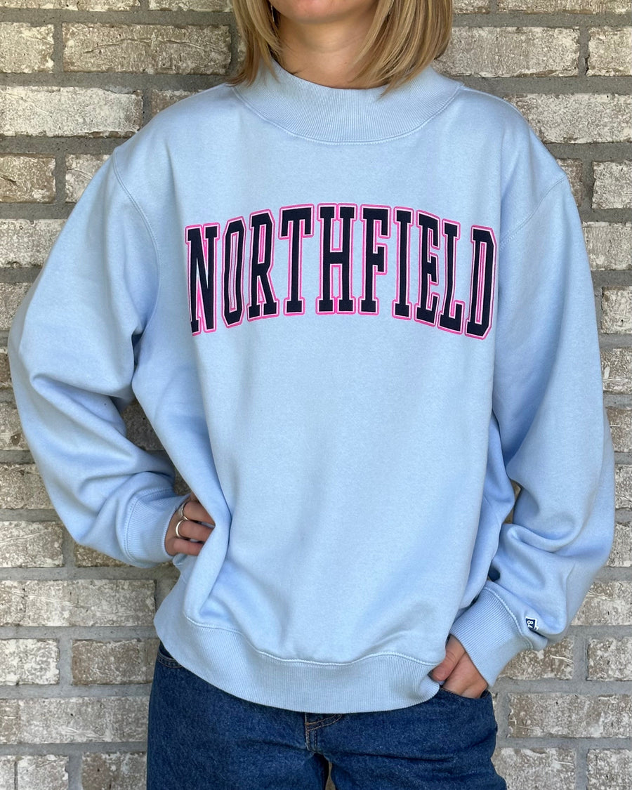 Lakeshirts Women's Classic Mock Neck Sweatshirt