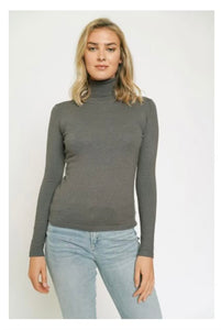 Mystree Fitted Turtleneck Sweater
