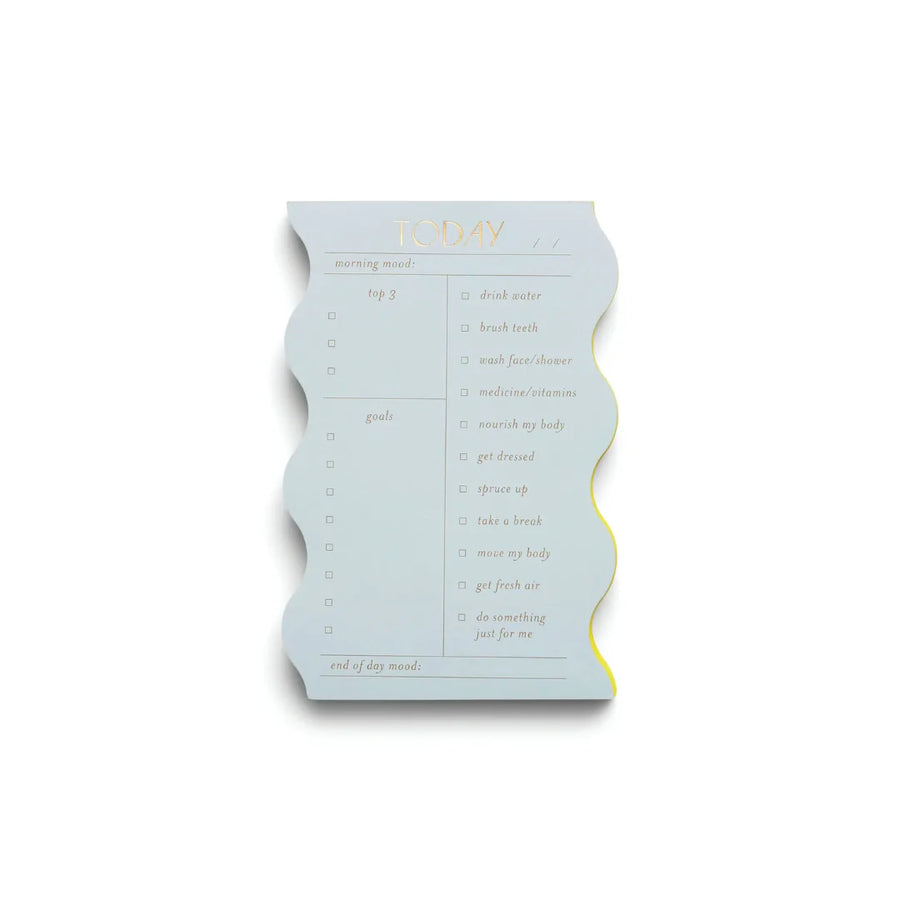 Wavy Daily Notepad