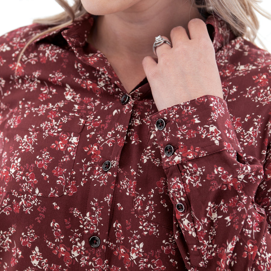 Old Ranch Lilah Floral Print Shirt