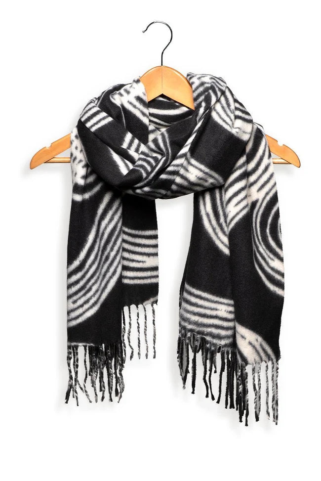 Joy Susan Winding Trails Fringe Scarf