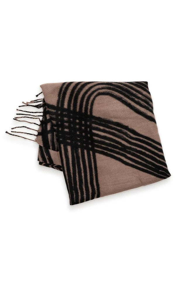 Joy Susan Winding Trails Fringe Scarf