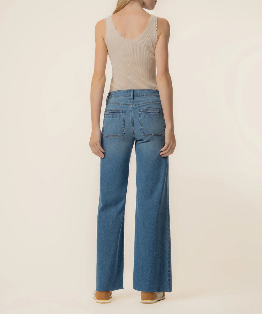 KUT Meg High Rise Wide Leg