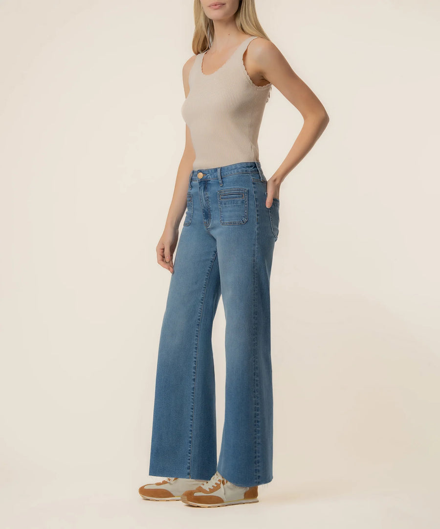 KUT Meg High Rise Wide Leg