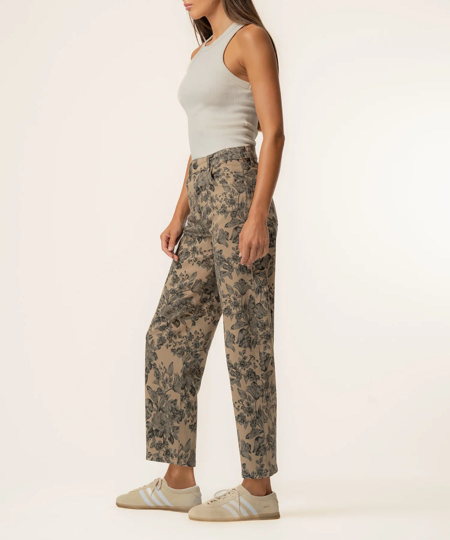KUT Ashton Twill High Rise Relaxed Leg