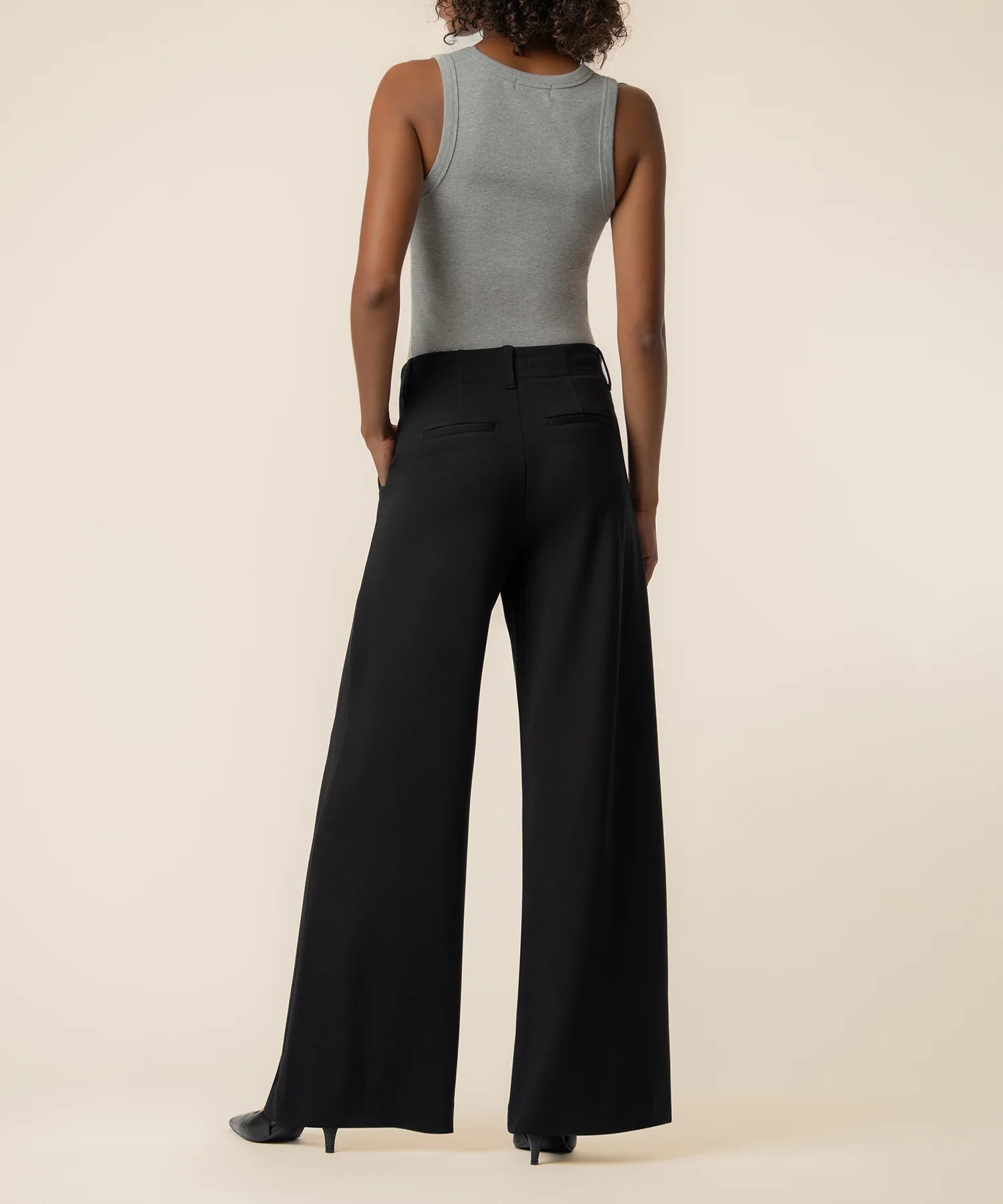KUT Cheryl Ponte High Rise Wide Leg Pant