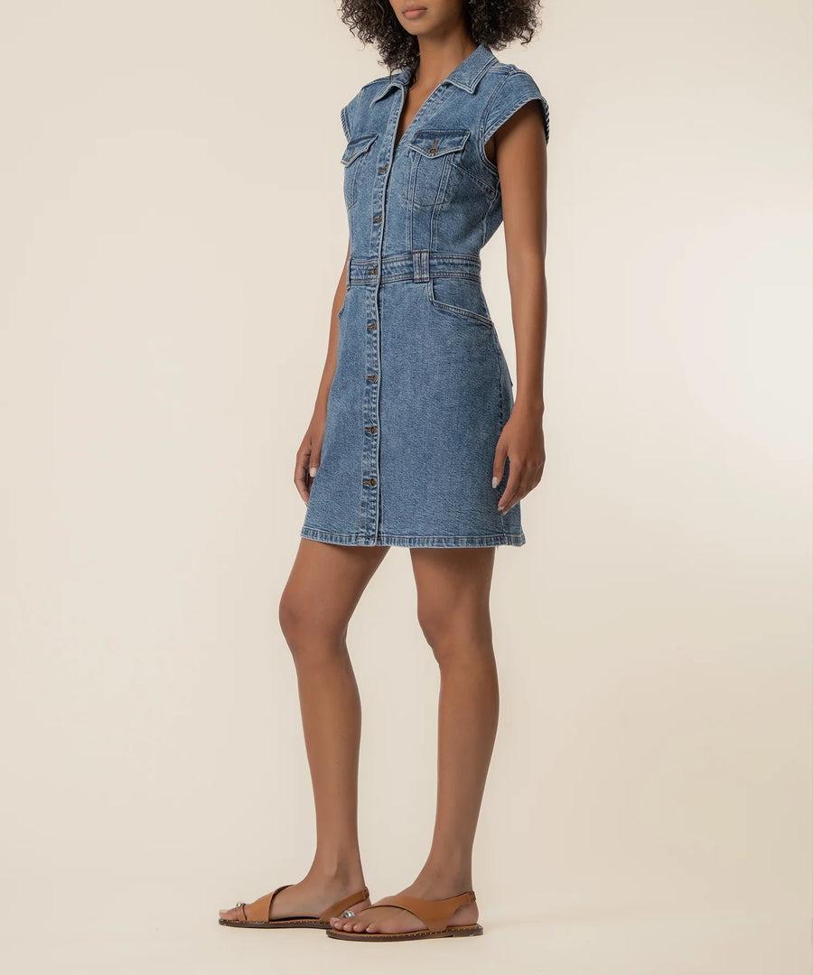 KUT Ruth Denim Dress