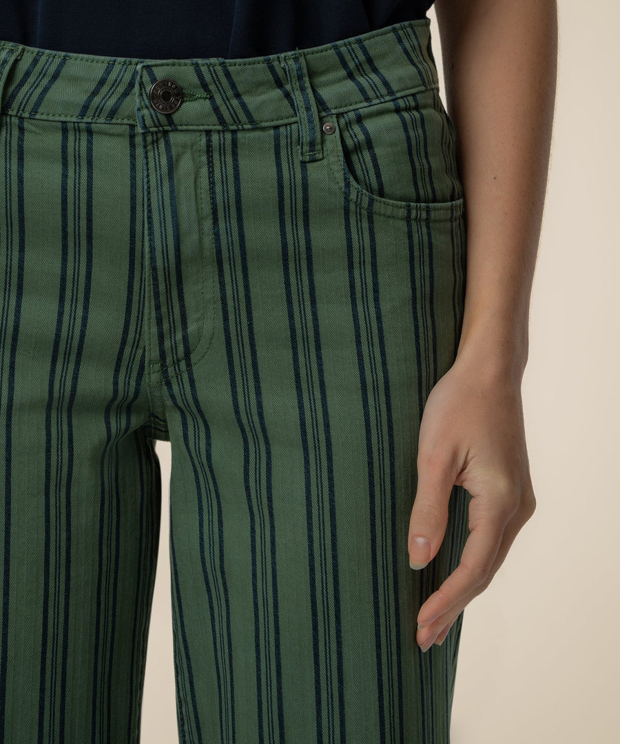 Kut Charlotte High Rise Wide Leg With Raw Hem