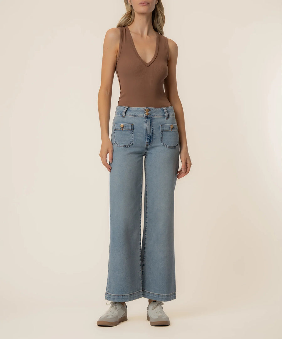 KUT Meg High Rise Wide Leg