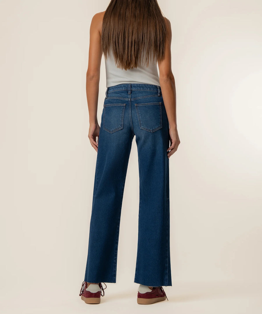 KUT Meg High Rise Wide Leg Petite