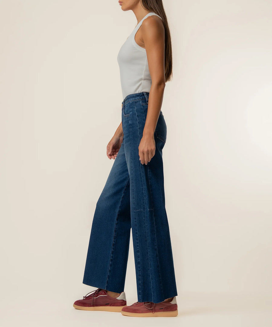 KUT Meg High Rise Wide Leg Petite