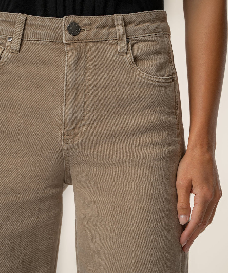 Kut Meg High Rise Wide Leg Side Panel