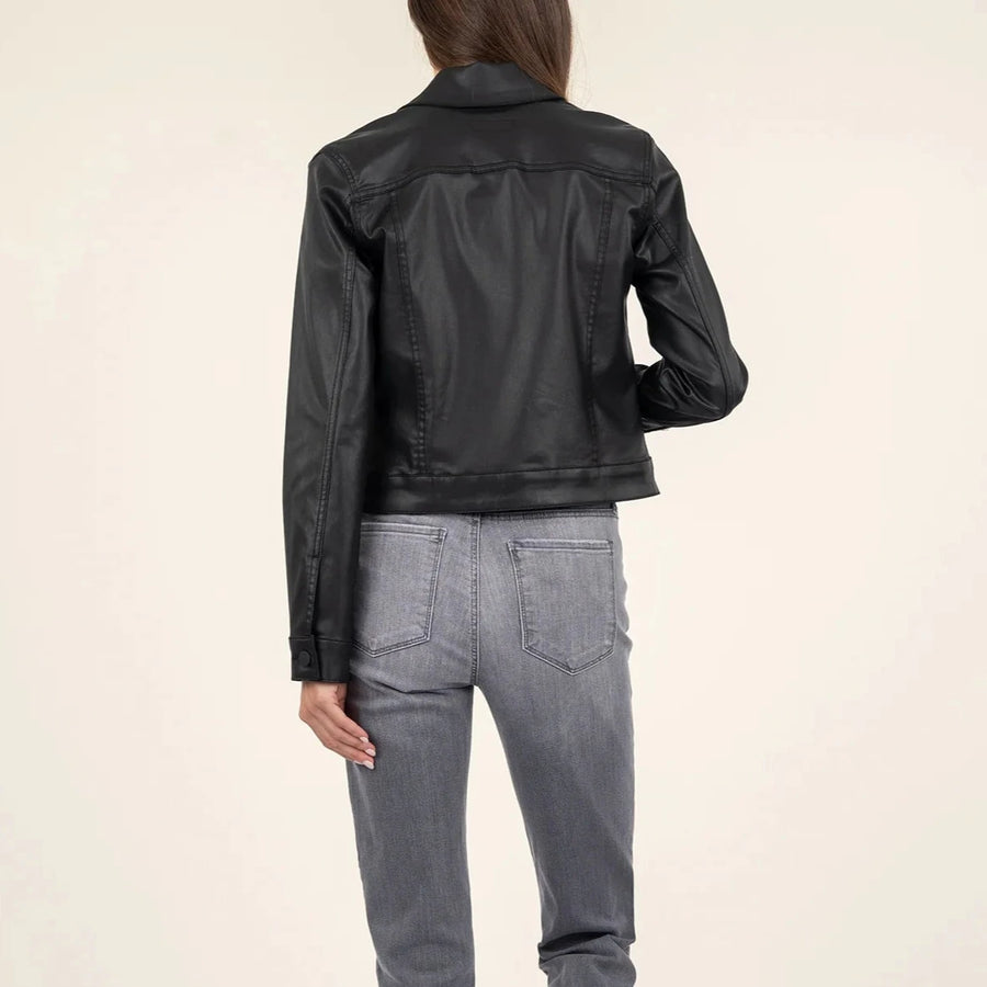 Kut from the Kloth Julia Coated Crop Jacket