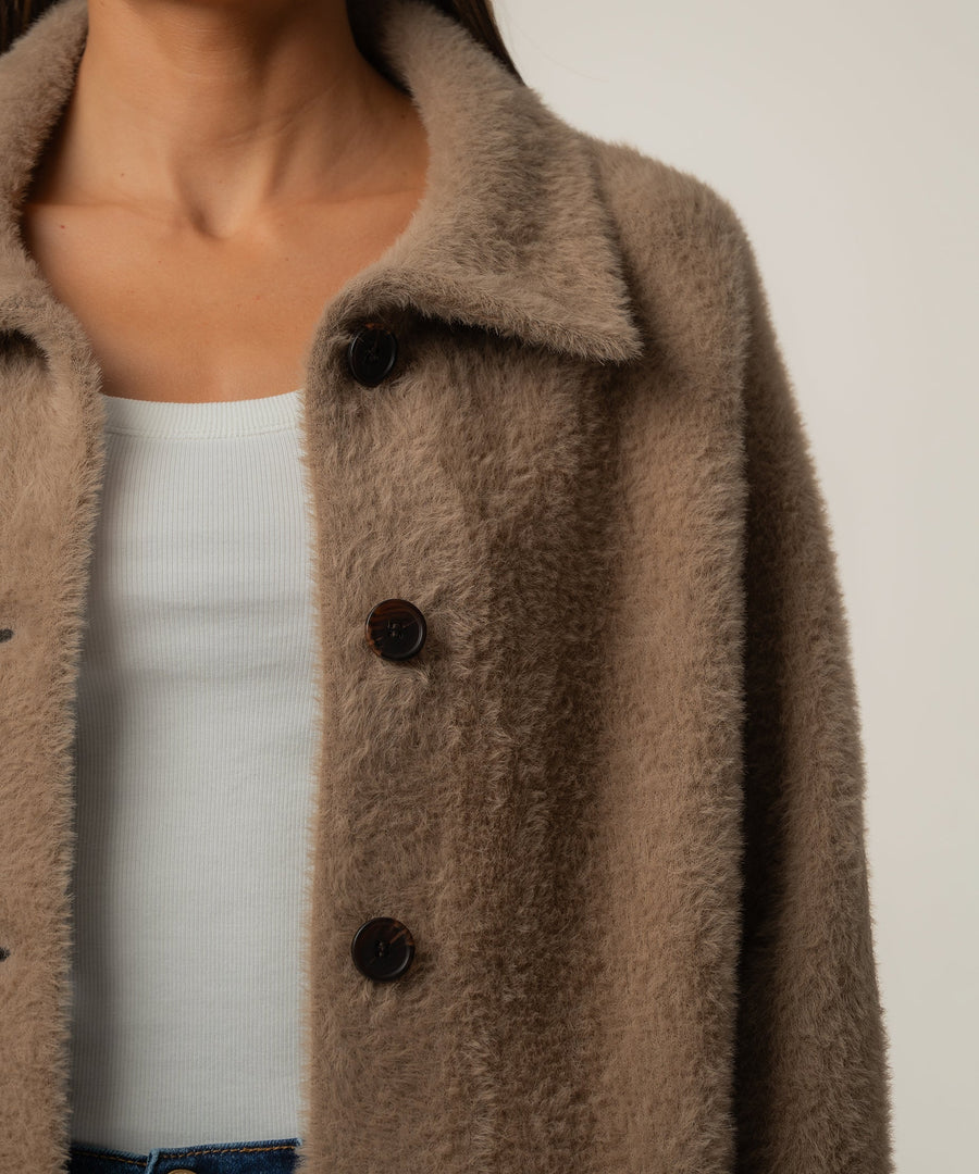 KUT Blythe Long Button Front Sweater Jacket