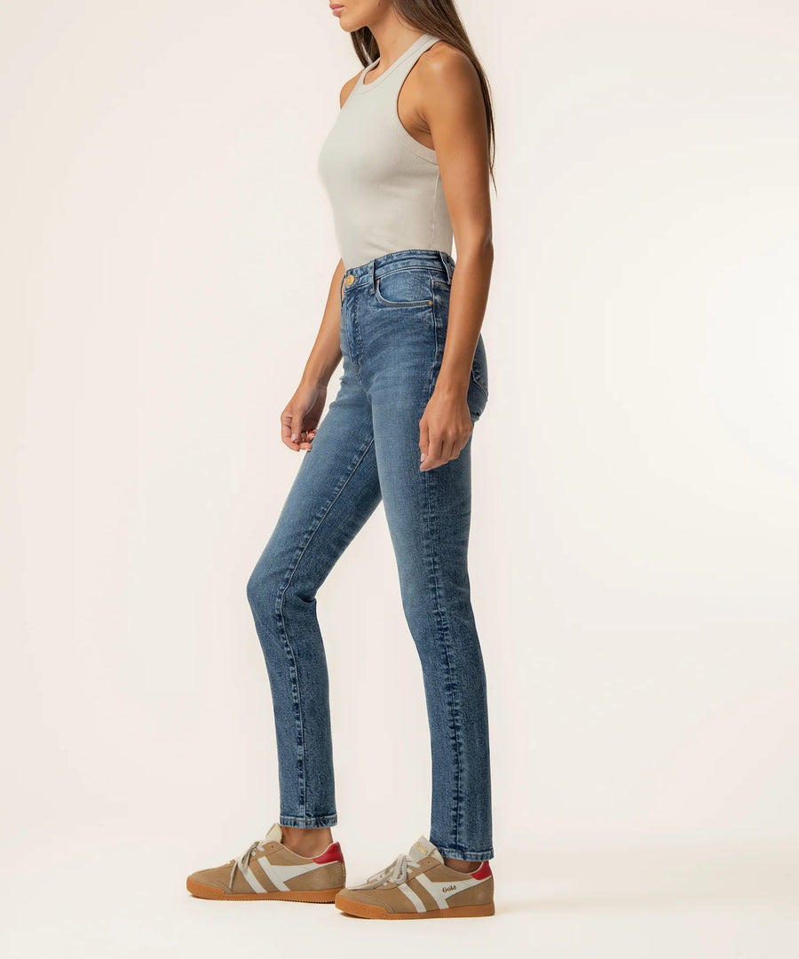 KUT Reese High Rise Fab Ab Ankle Straight Regular Hem