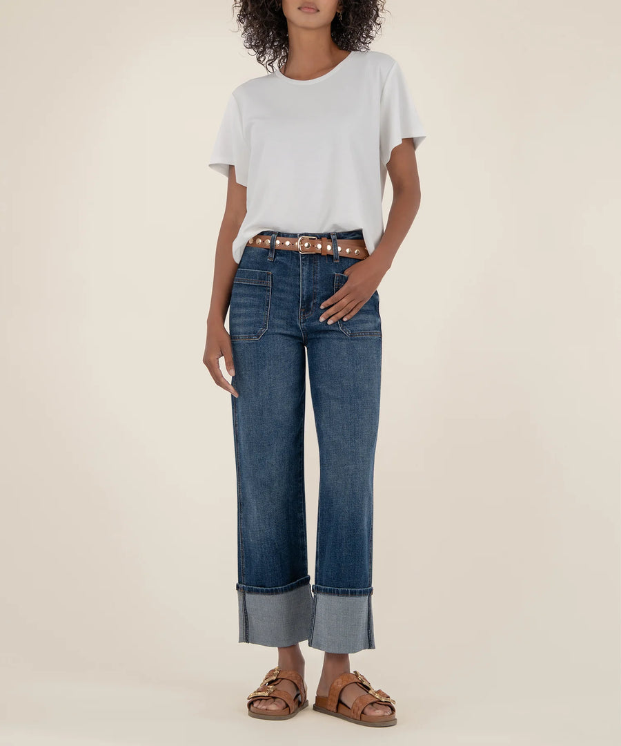 Sienna High Rise Straight Leg Jeans
