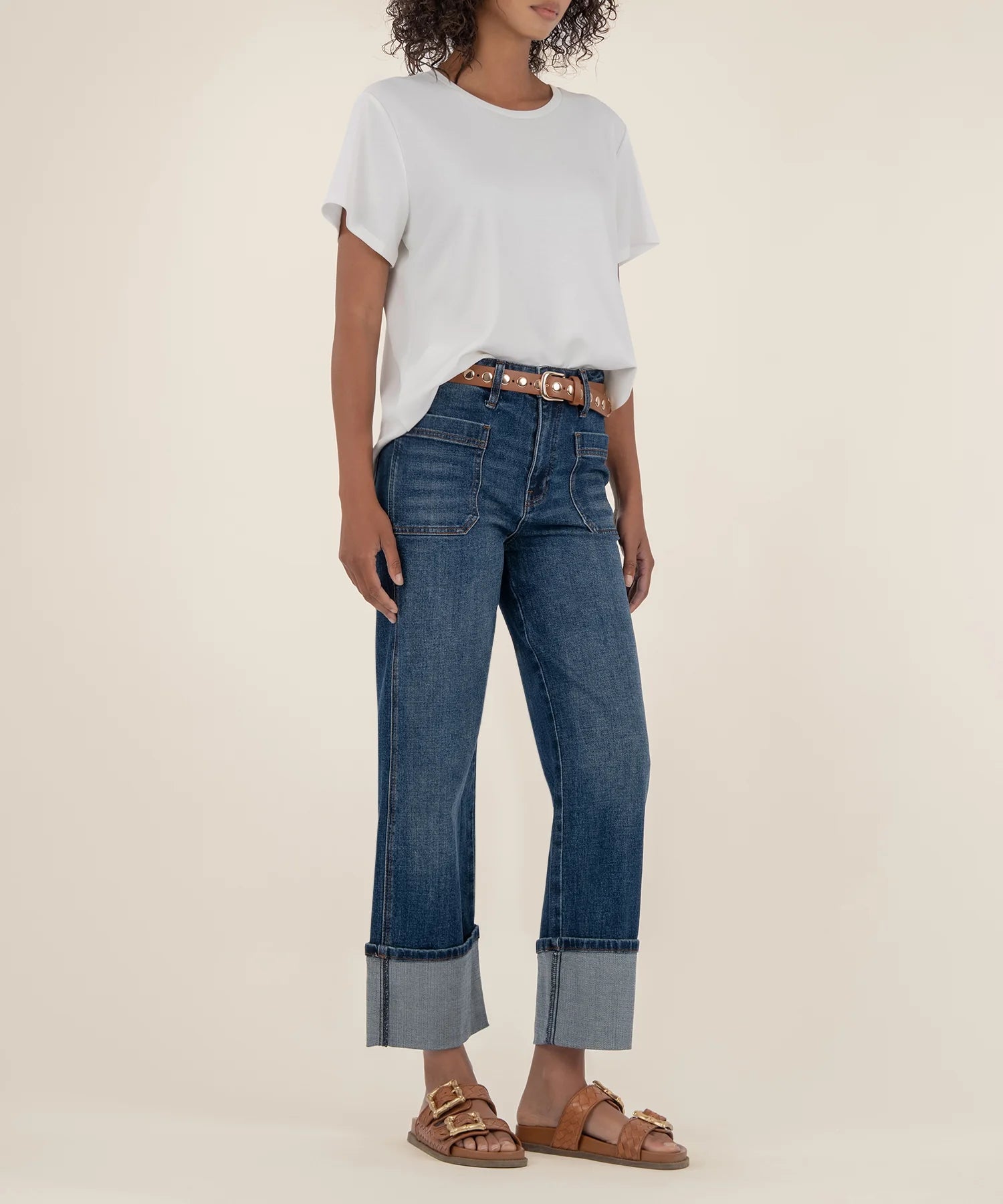 Sienna High Rise Straight Leg Jeans