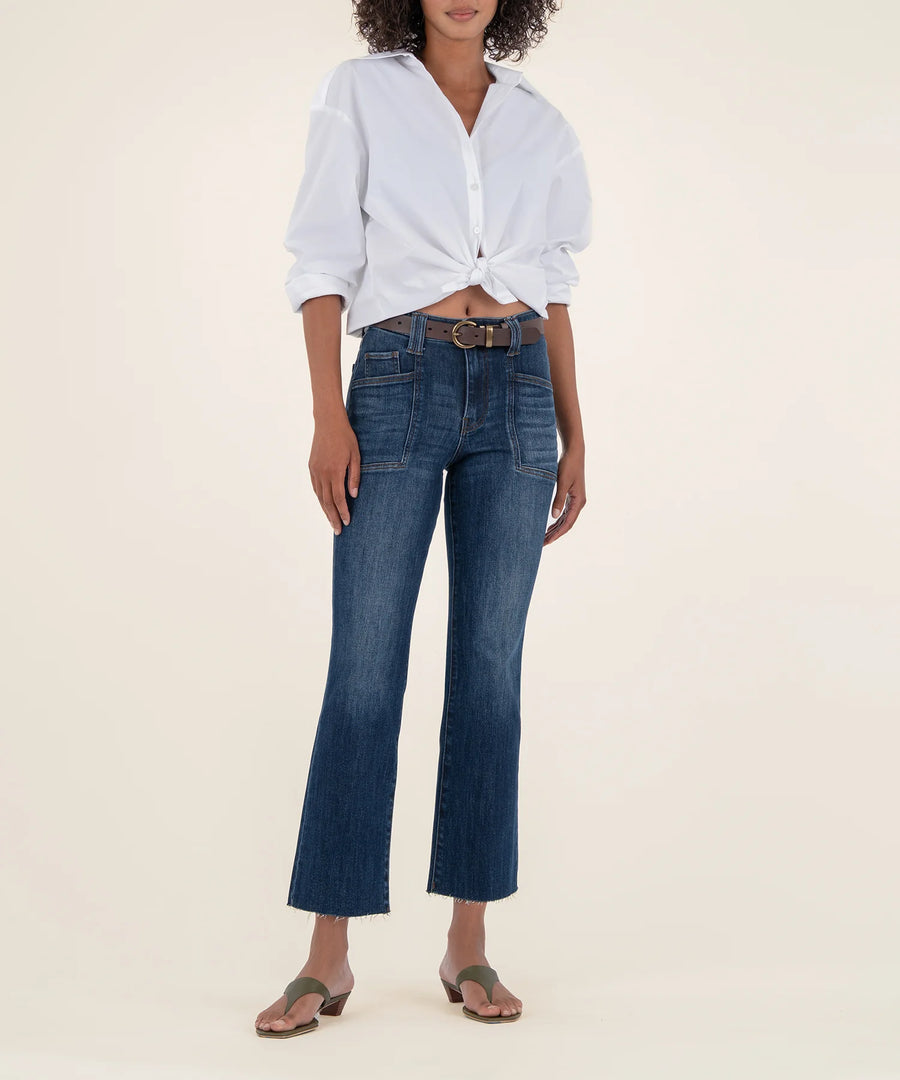 Kelsey High Rise Ankle Flare