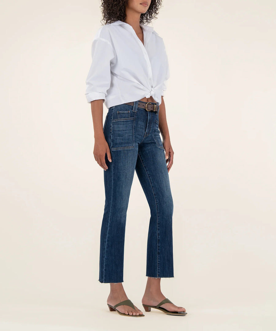 Kelsey High Rise Ankle Flare