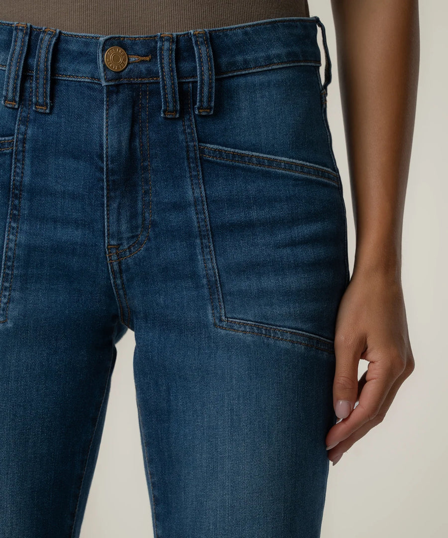 KUT Kelsey High Rise Ankle Flare