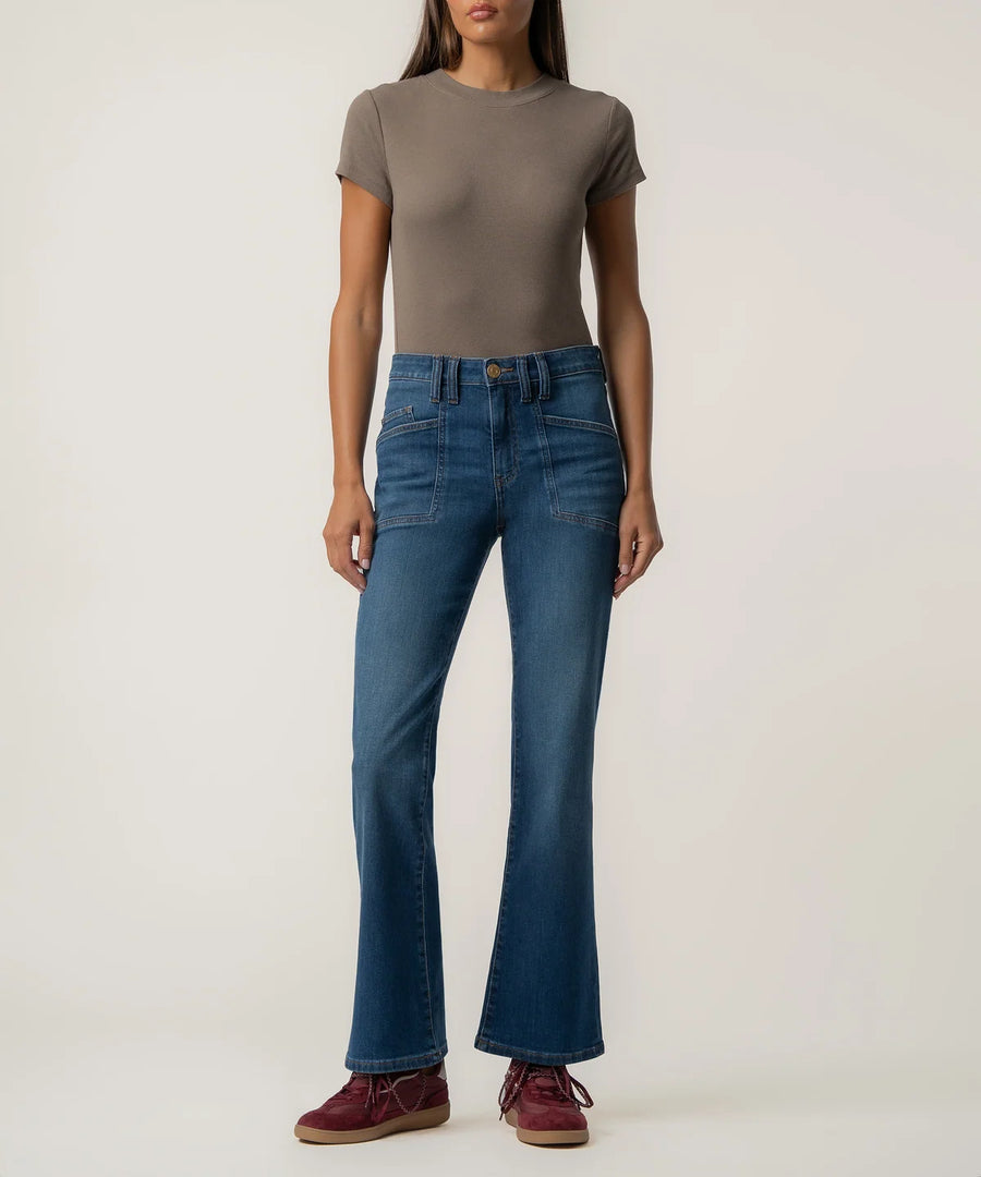 KUT Kelsey High Rise Ankle Flare
