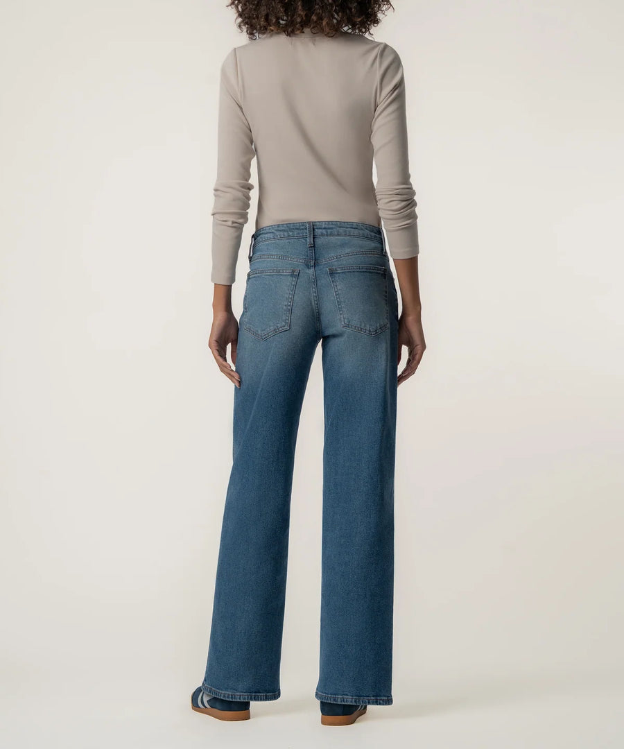 KUT Selena Baggy Low Rise Straight Leg