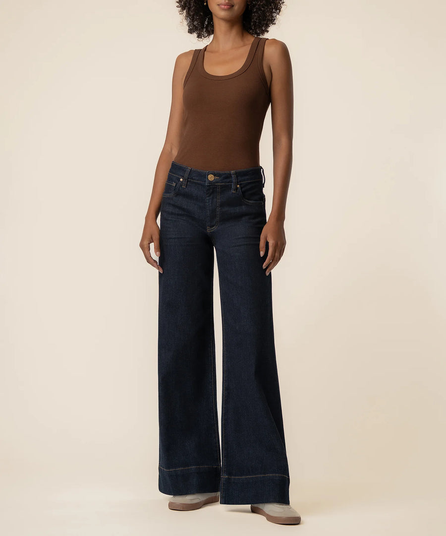 KUT Maya High Rise Wide Leg Jeans