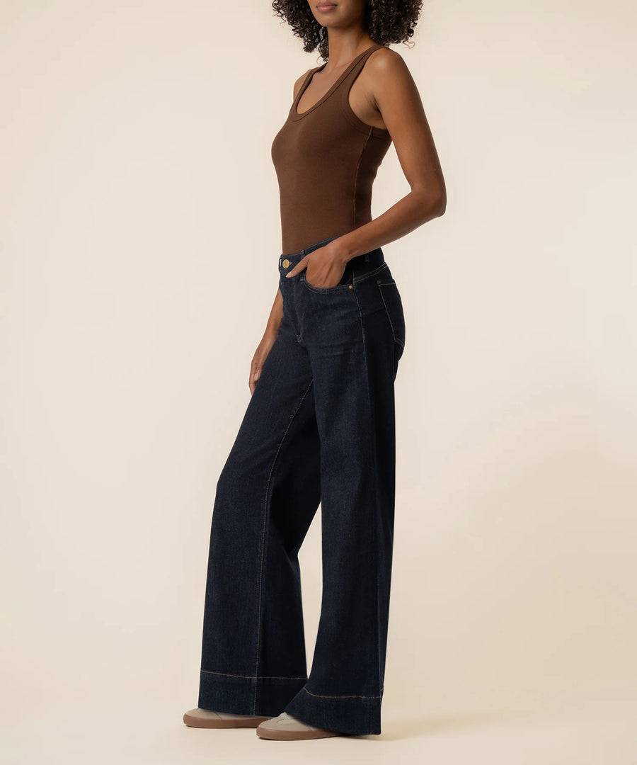 KUT Maya High Rise Wide Leg Jeans