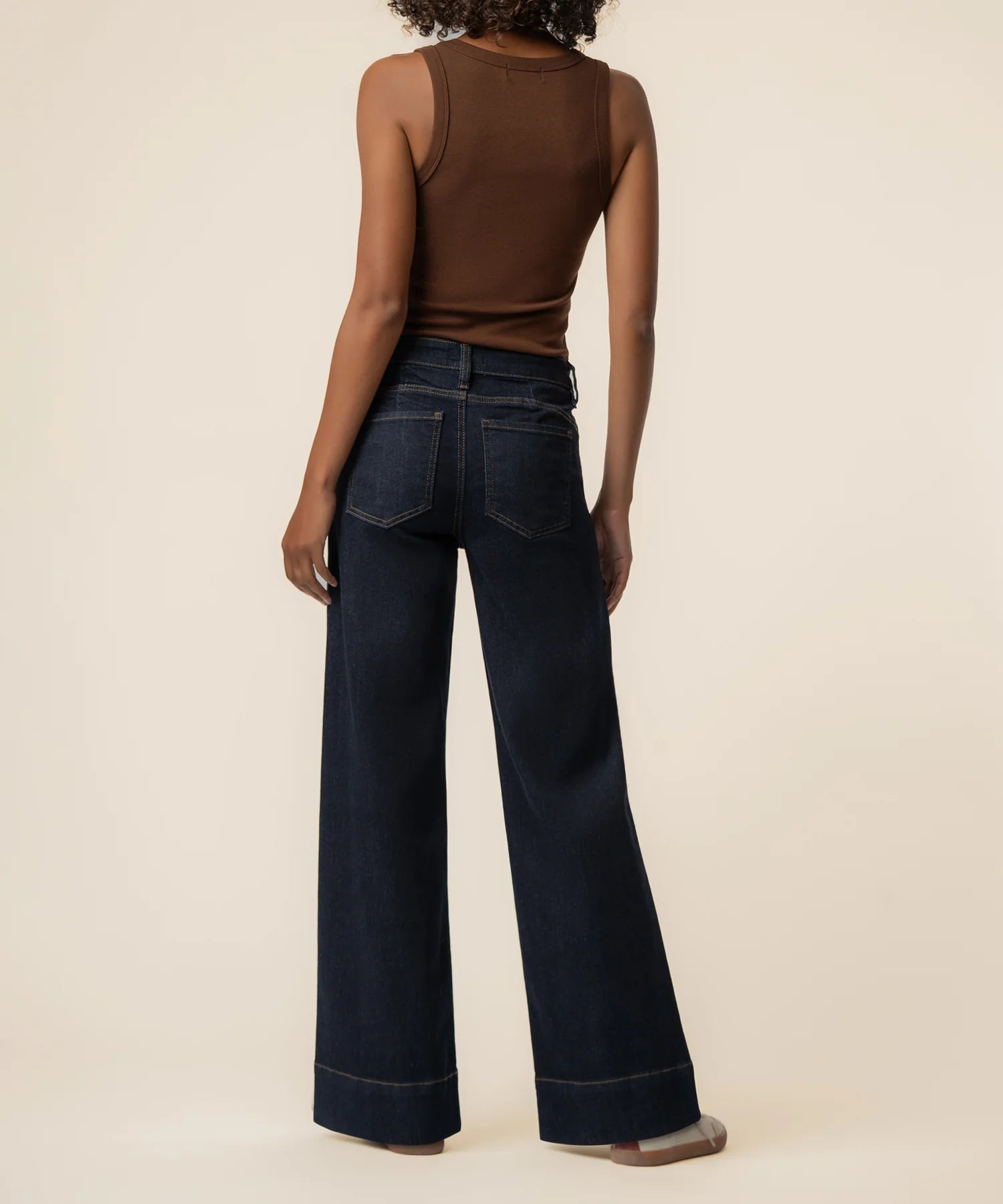 KUT Maya High Rise Wide Leg Jeans