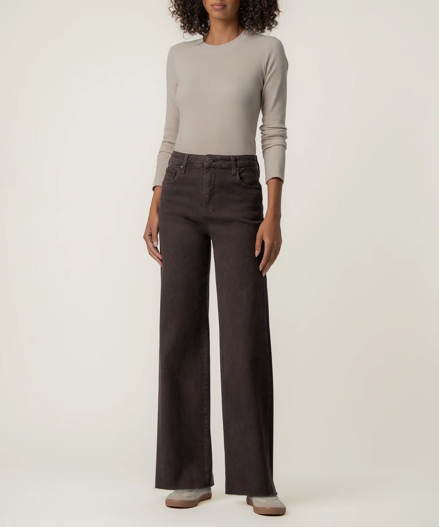 KUT Josie Super High Rise Straight Trouser