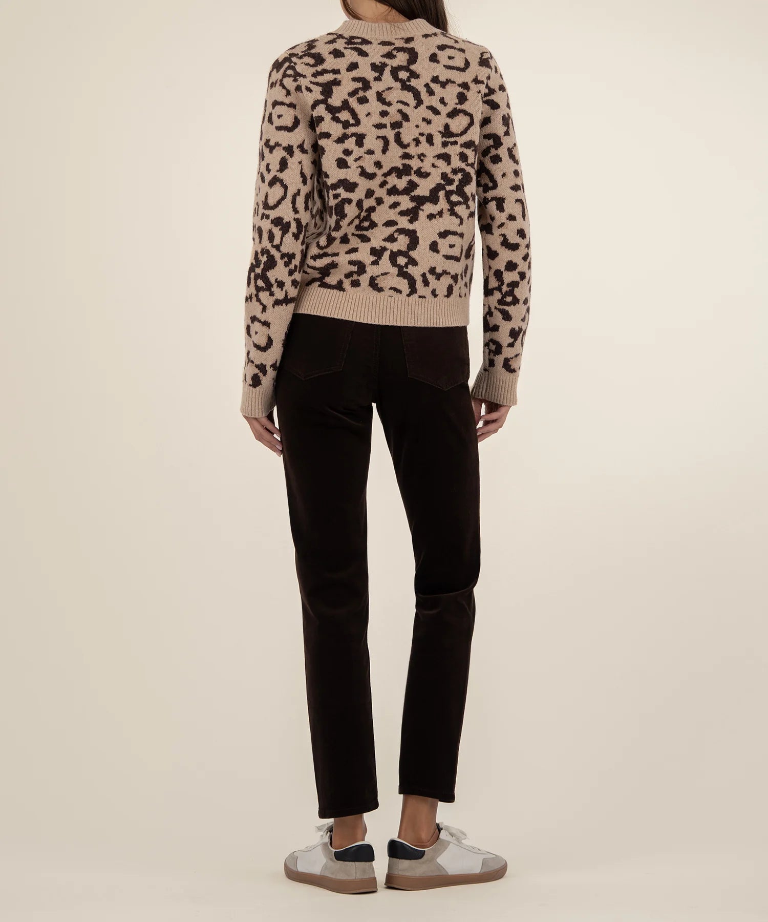 Gisela Animal Print Pullover Sweater