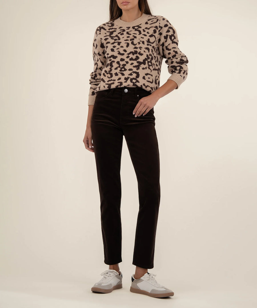 Gisela Animal Print Pullover Sweater