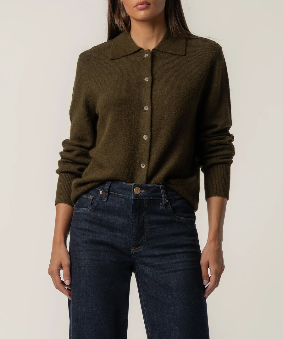 KUT Serafina Button Front Sweater