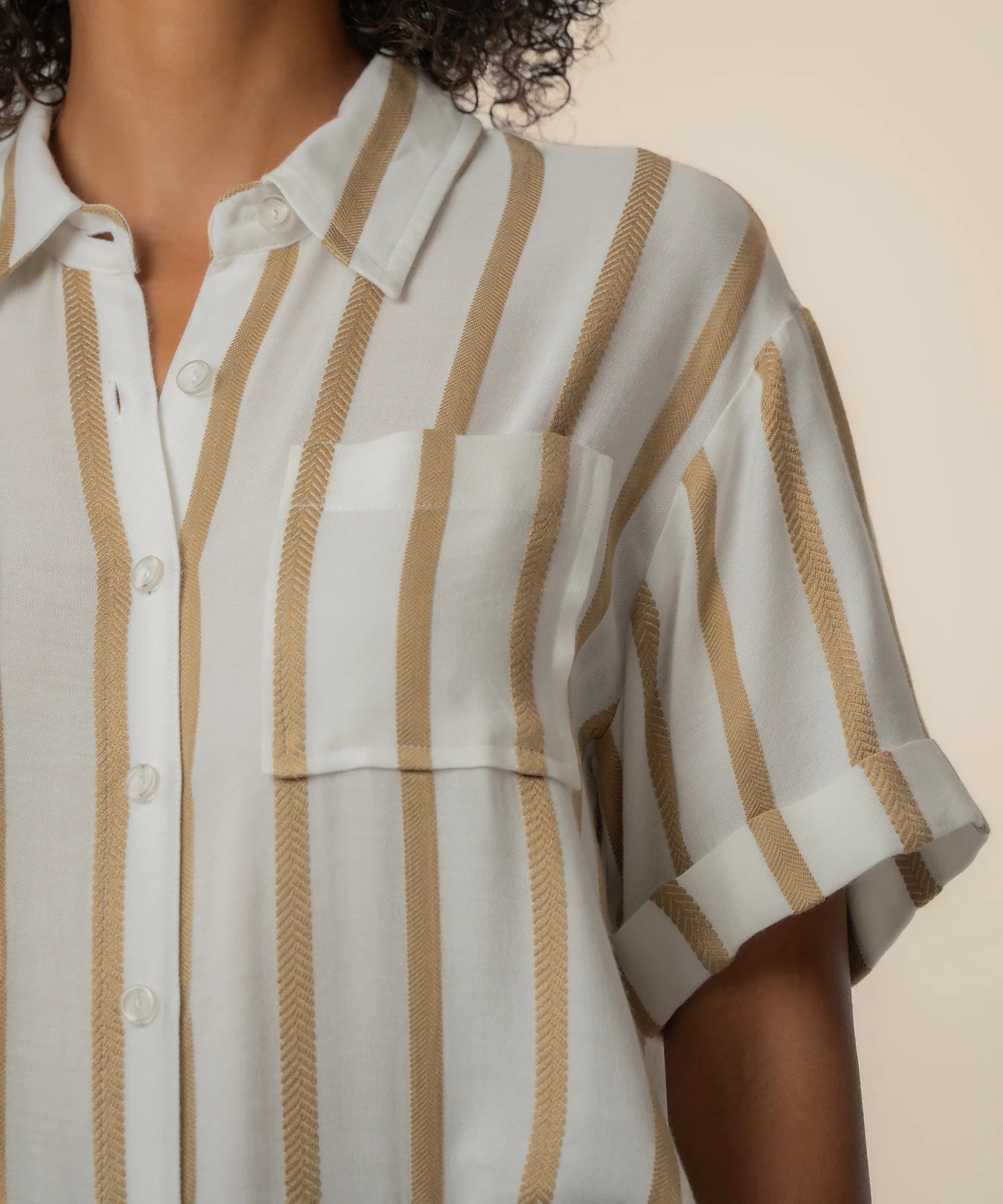 KUT Aida Stripe Top
