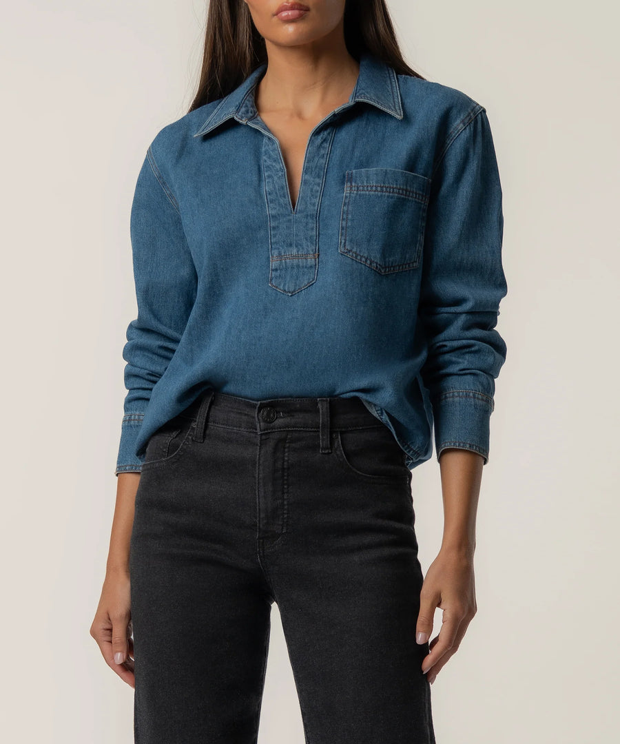 KUT Iris Pullover Denim Shirt