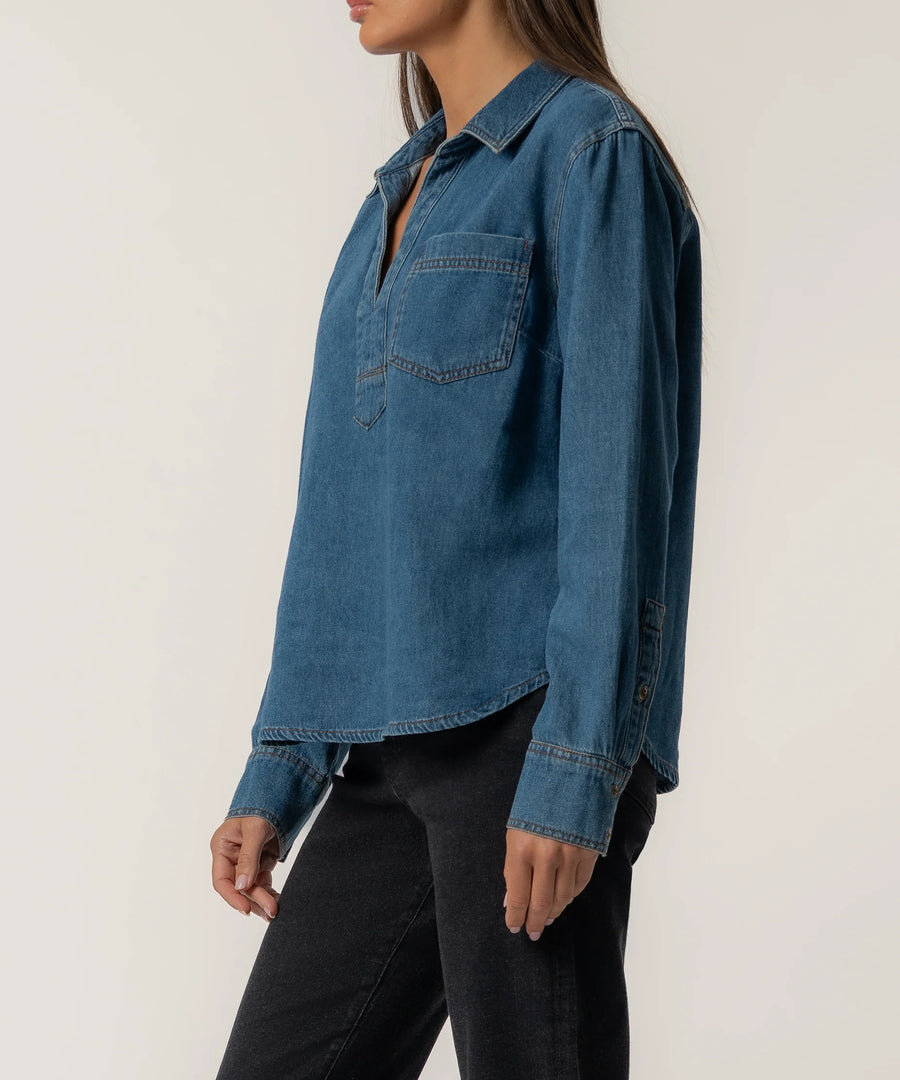 KUT Iris Pullover Denim Shirt