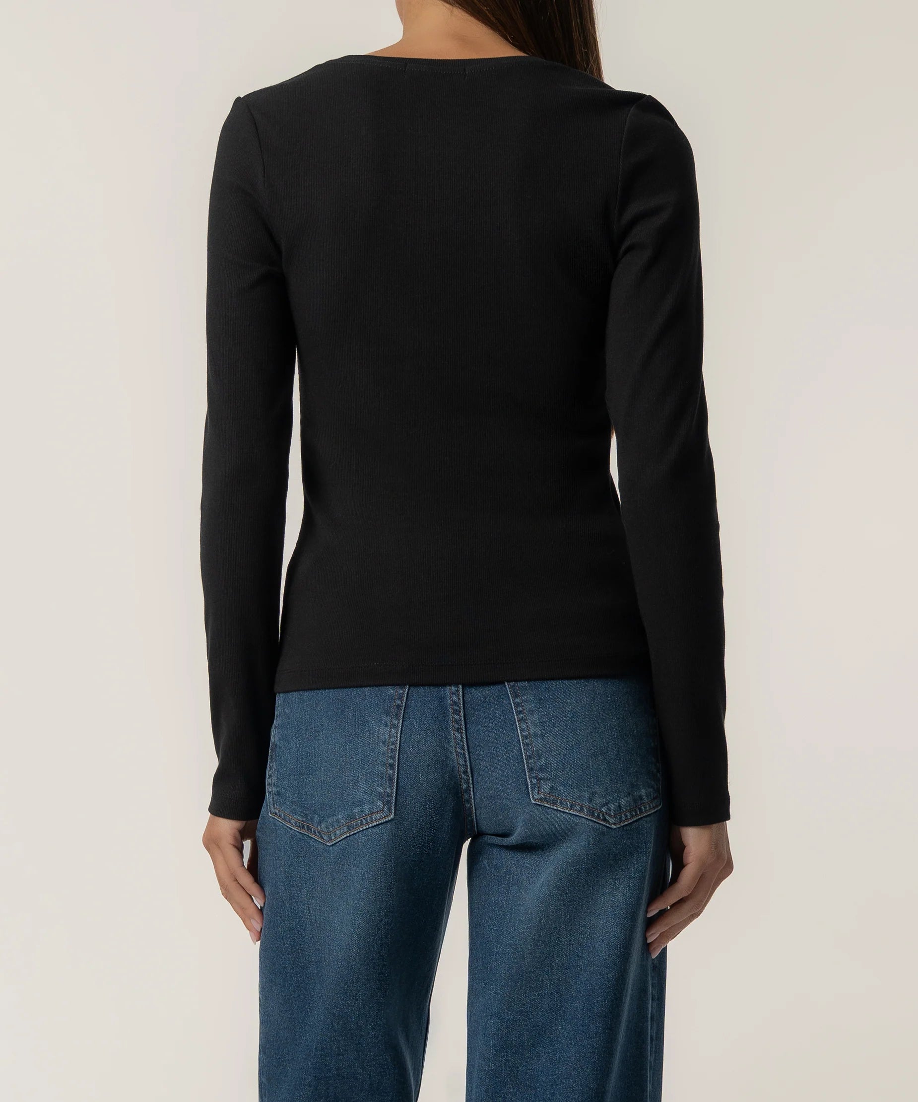 KUT Sarah Rib Knit Top