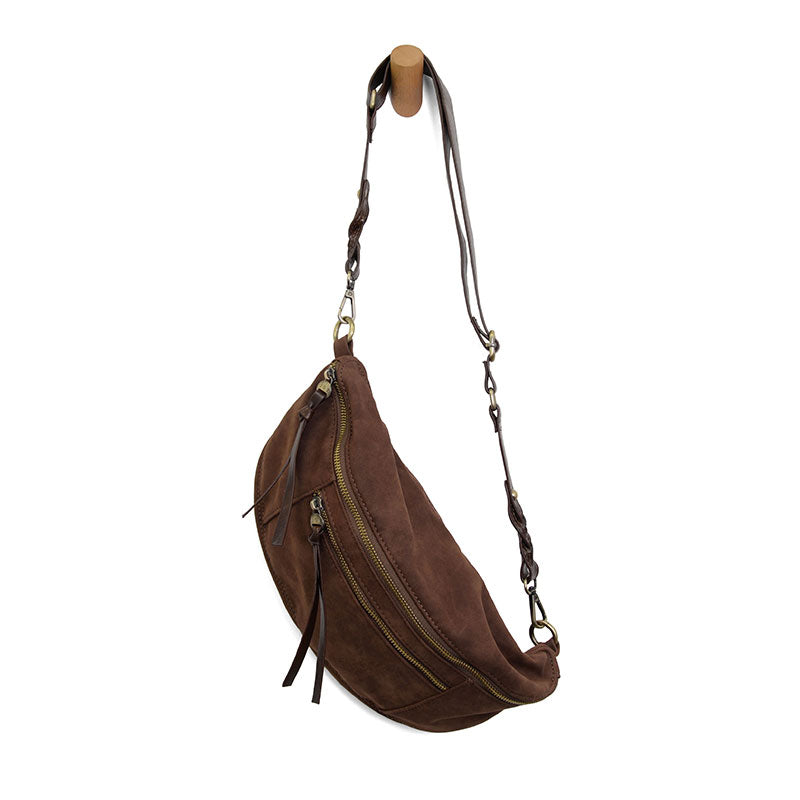 Nina Faux Suede Sling Crossbody
