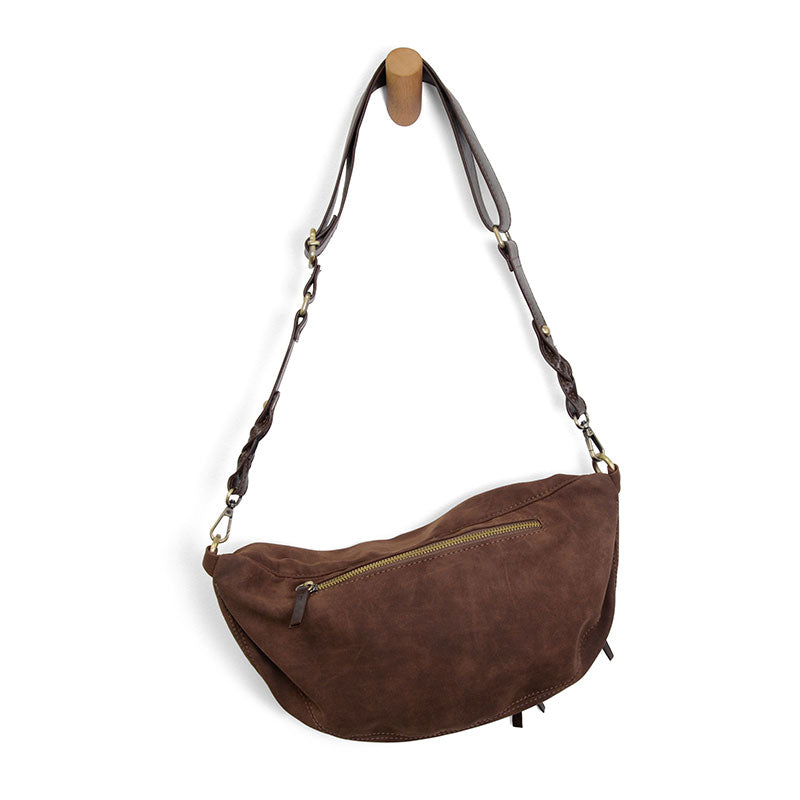 Nina Faux Suede Sling Crossbody