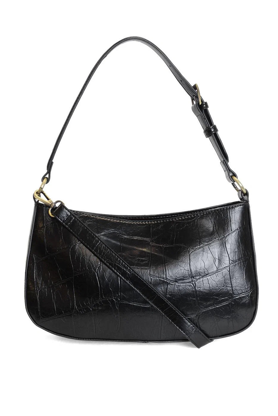Joy Susan Erin Faux Croc Hobo Shoulder/Crossbody