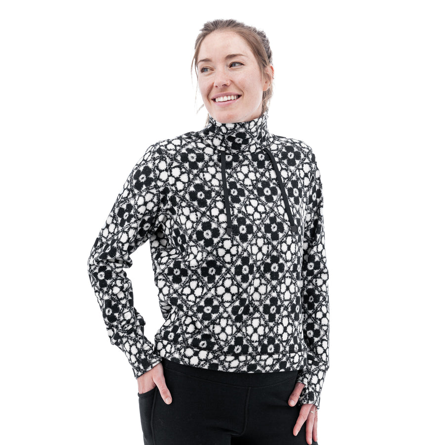 Dog-Walker Print Fleece Pullover