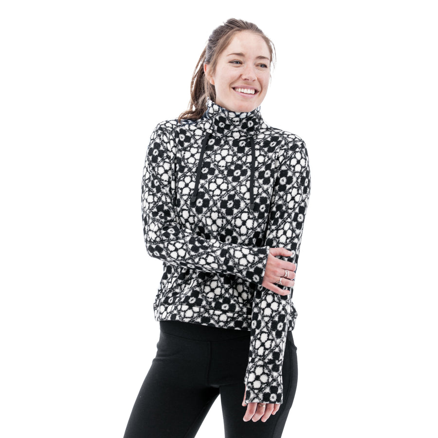 Dog-Walker Print Fleece Pullover