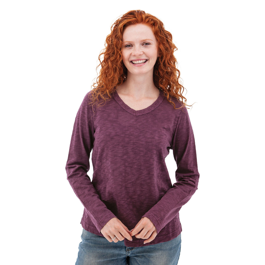 Layla Organic V-Neck Top