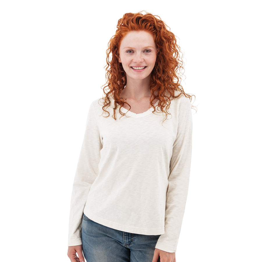 Layla Organic V-Neck Top