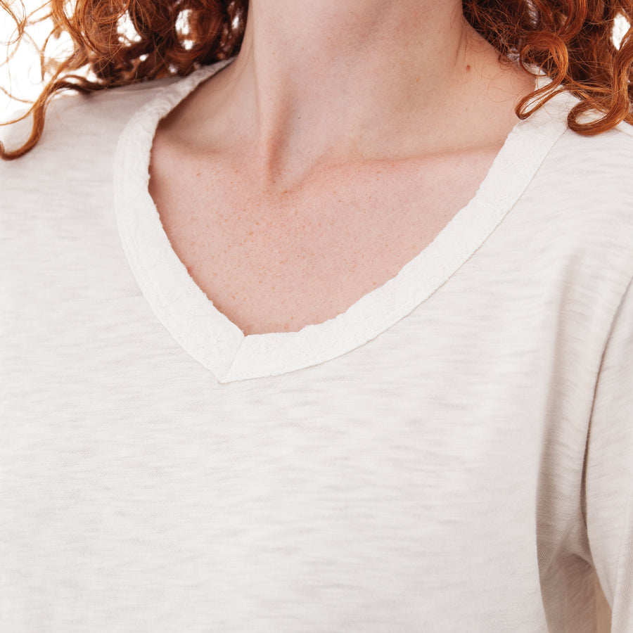 Layla Organic V-Neck Top