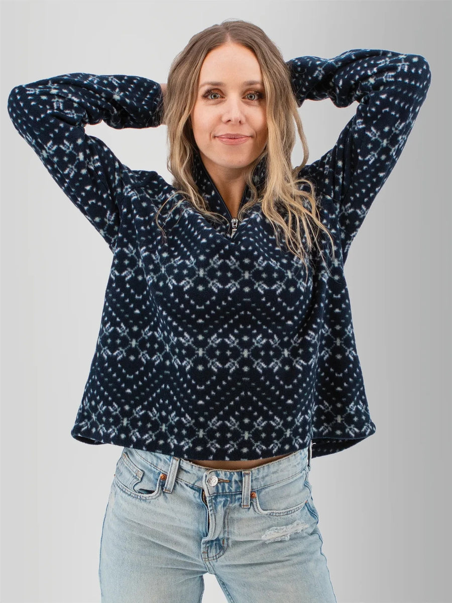 Old Ranch Lucy Drift Printed Microfleece Pullover